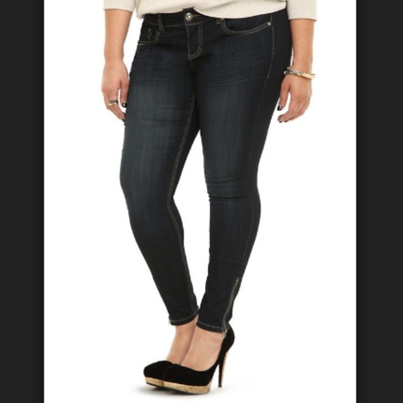 torrid Denim - Torrid Stiletto Ankle Zip Skinny Jeans